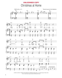 Christmas at Home - Vocal Solo (PDF download)
