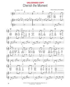 Cherish the Moment - Vocal Solo (PDf download)