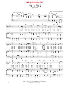 He Is King - Solo w/Optional Trio (PDF download)