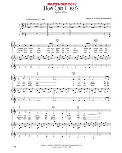 How Can I Fear? - Solo w/ Optional Duet (PDF download)