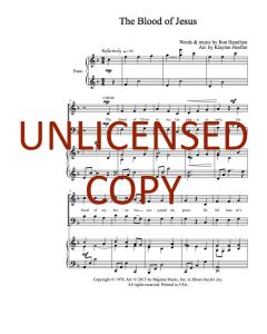 The Blood of Jesus - Choral (PDF download)