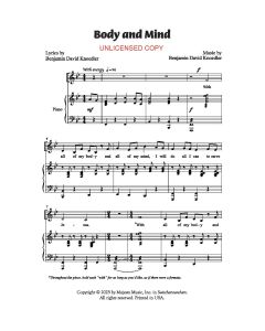 Body and Mind - Children's Choral (PDF download)