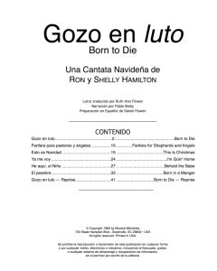 Gozo en luto libro coral- Born To Die Choral Book (PDF download)