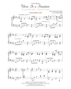There Is A Fountain - Brian Büda Piano Solo(PDF download)