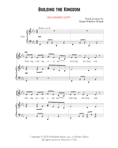 Building the Kingdom - Children's Choral (PDF download)