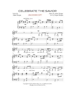 Celebrate the Savior - Piano/Vocal (PDF download)
