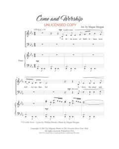 Come and Worship Choral - Piano Vocal (PDF download)