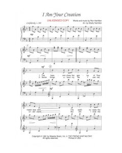 I Am Your Creation - Children's Choral (PDF download)