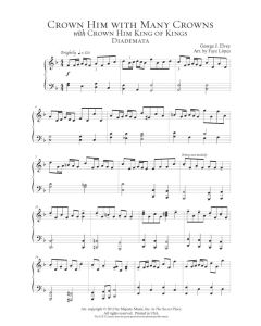Crown Him with Many Crowns/Crown Him King of Kings - Faye Lopez Piano Solo (PDF download)