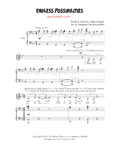 Endless Possibilities - Children's Choral (PDF download)