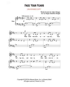 Face Your Fears - Children's Choral (PDF download)