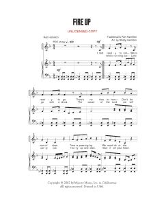 Fire Up - Children's Choral (PDF download)