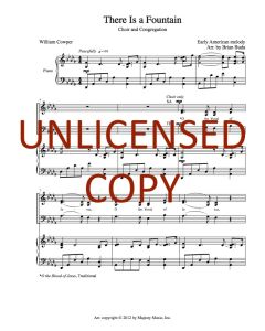 There Is a Fountain Choral w/ Congregation (PDF download)