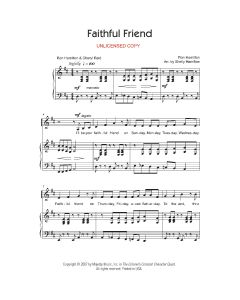 Faithful Friend - Children's Vocal (PDF download)