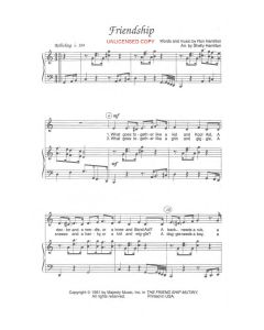 Friendship - Children's Choral (PDF download)