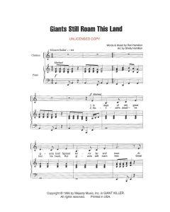 Giants Still Roam This Land - Children's Choral (PDF download)
