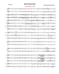 Glory Song Orchestration (PDF download)