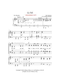 Go Tell - Choral (PDF download)