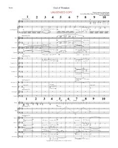 God of Wonders Octavo Orchestration (PDF download)