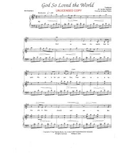 God So Loved the World - Children's Choral (PDF download)