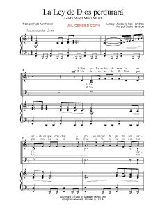 La Ley de Dios perdurará - God's Word Shall Stand (PDF download)