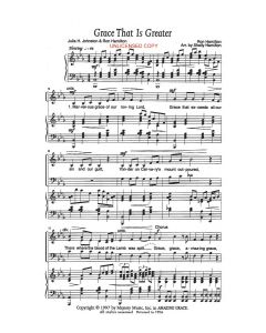 Grace That Is Greater - Piano Vocal (PDF download)