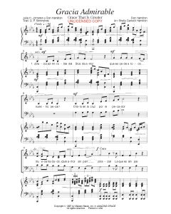 Gracia admirable - Grace Greater (PDF download)
