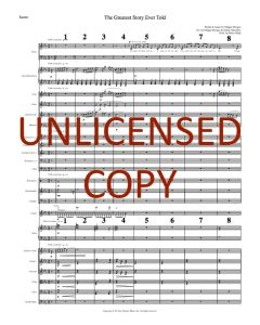 The Greatest Story Ever Told Octavo Orchestration (PDF download)