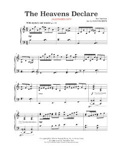 The Heaven's Declare - James Koerts Piano Solo (PDF download)