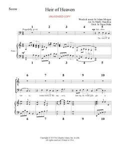 Heir of Heaven Simply Majesty Orchestration  (PDF download)