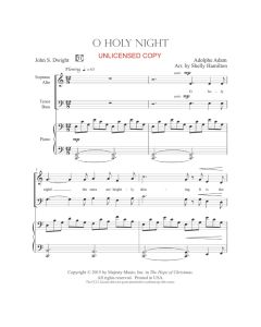 O Holy Night - Piano Vocal (PDF download)