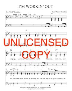 I'm Workin' Out - Patch Praises (PDF download)