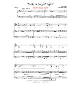 Make a Joyful Noise - Children's Choral (PDF download)