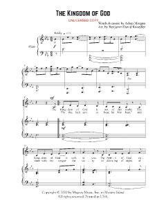 The Kingdom of God - Children's Choral  (PDF download)