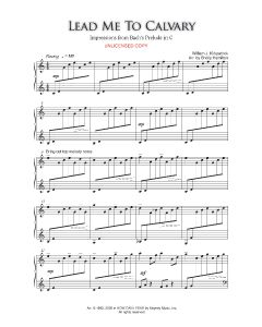 Lead Me to Calvary - Shelly Hamilton Piano Solo (PDF download)