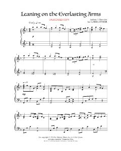 Leaning on the Everlasting Arms - Reba Snyder Piano Solo (PDF download)