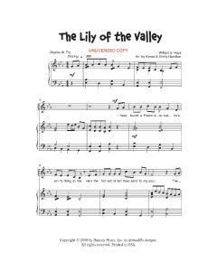 The Lily of the Valley - Children's Choral (PDF download)