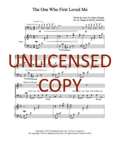 The One Who First Loved Me Choral (PDF download)
