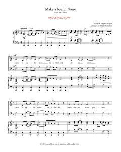 Make A Joyful Noise - Choral (PDF download)