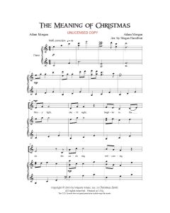 The Meaning of Christmas - Children's Christmas (PDF download)