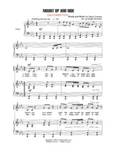 Mount Up and Ride - Children's Choral (PDF download)