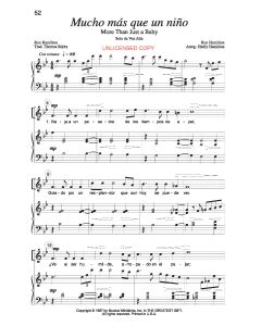 Mucho mas que un Nino - More Than Just a Baby (PDF download)