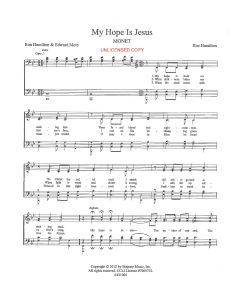 My Hope Is Jesus - Hymn Style (PDF download)