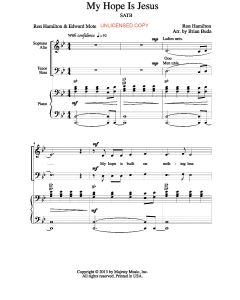 My Hope Is Jesus - Simply Majesty Version (PDF download)