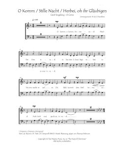 O Komm/Stille Nach/Nerbei - German Translation - Carol Singalong O, Come