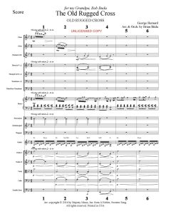 Old Rugged Cross Orchestration (PDF download)