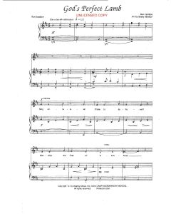 God's Perfect Lamb (PDF download)