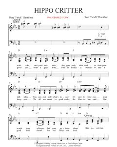 Hippo Critter - Patch Praises (PDF download)