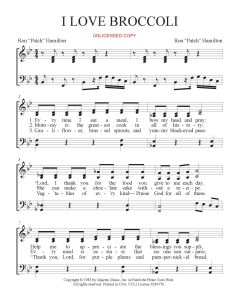 I Love Broccoli - Patch Praises (PDF download)