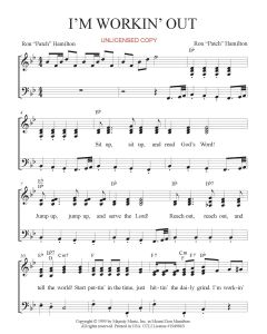 I'm Workin' Out - Patch Praises (PDF download)